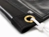 9' X 18' F/S 18 oz. Black Vinyl Dump Truck Tarp, with side flaps and shock cord