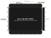 9'6" X 18' F/S 18 oz. Black Vinyl with side flaps and shock cord