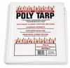 All-Season White Flame Resistant Multi-Purpose Poly Tarp, Sold by the Case