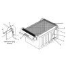 5000 Series S (side spring mount) Roll Tarp Complete System for Dump Trucks
