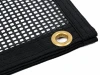Heavy Duty 10 Ounce Vinyl Coated Mesh Tarps - 11x11 PVC Coated Polyester, Brass Grommets | DeBrovys