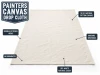 Painters Canvas Drop Cloths - Sizes 4' x 12' thru 20' x 20' | DeBrovys
