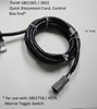 Quick Disconnect Cord, Driver Side Cord - Control Box End, for Marine Toggle Switch (20-3831/1801365)