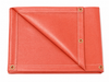 17 oz. Salmon Neoprene Coated Fiberglass Blanket w/ Grommets 24'' Apart