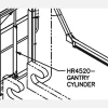 HR4520 Gantry Cylinder - 36 inches Stroke