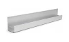 Aluminum Square Back - Flat X 10" Deep X 96"