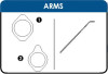 Arm 14' Ext.Bent No Connec