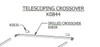 5 Piece Telescoping Crossover