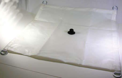 10' x 10' Vinyl Drain Tarp (VN-1010)