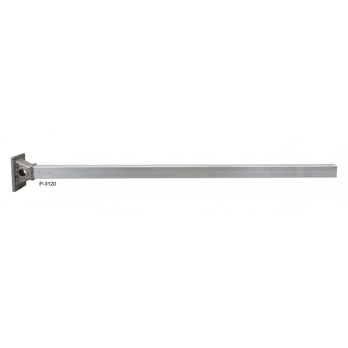 Upper Side arm, aluminum, 120 inches long w/90 corner.