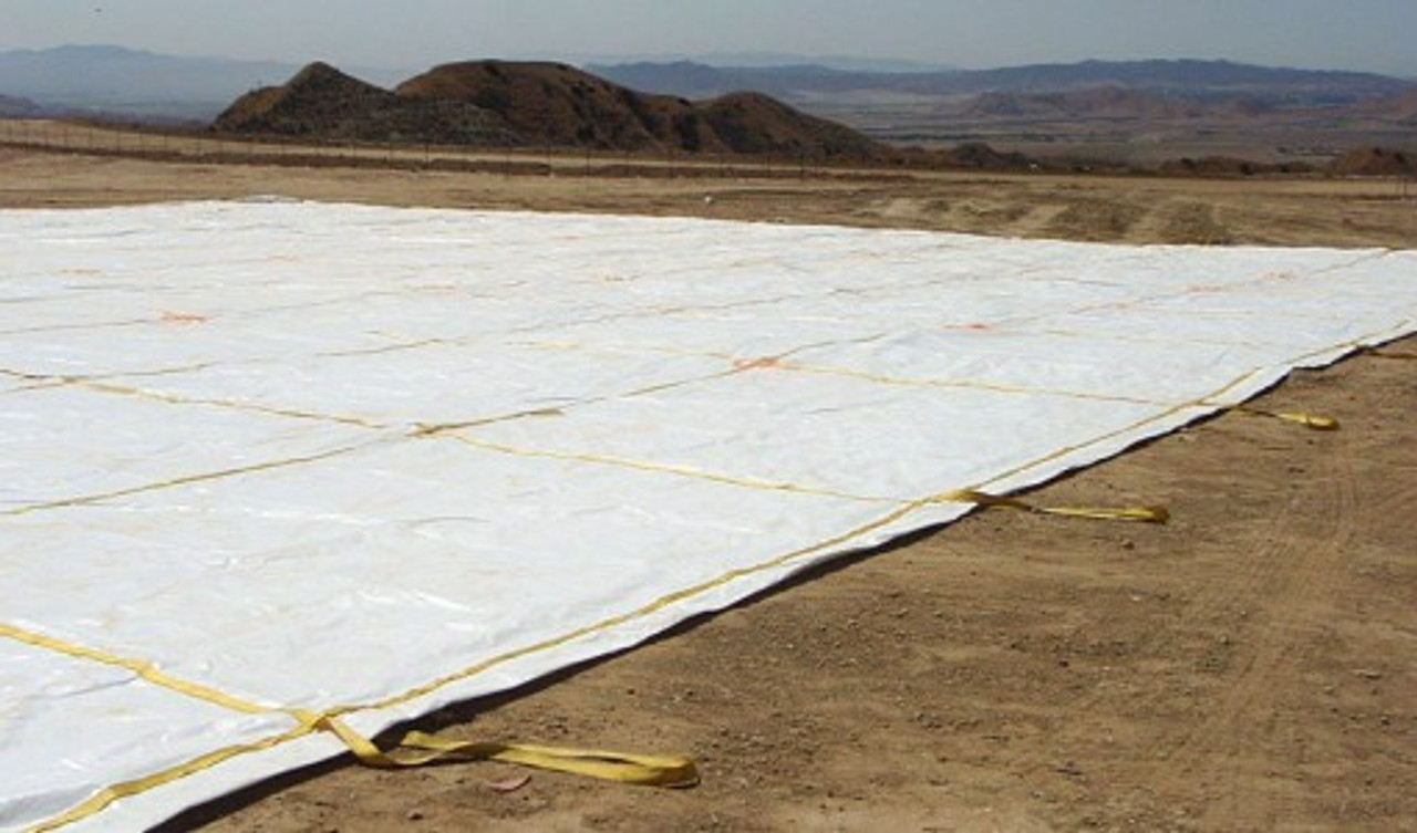 9 oz. 30 mil White Polypropylene Landfill Covers