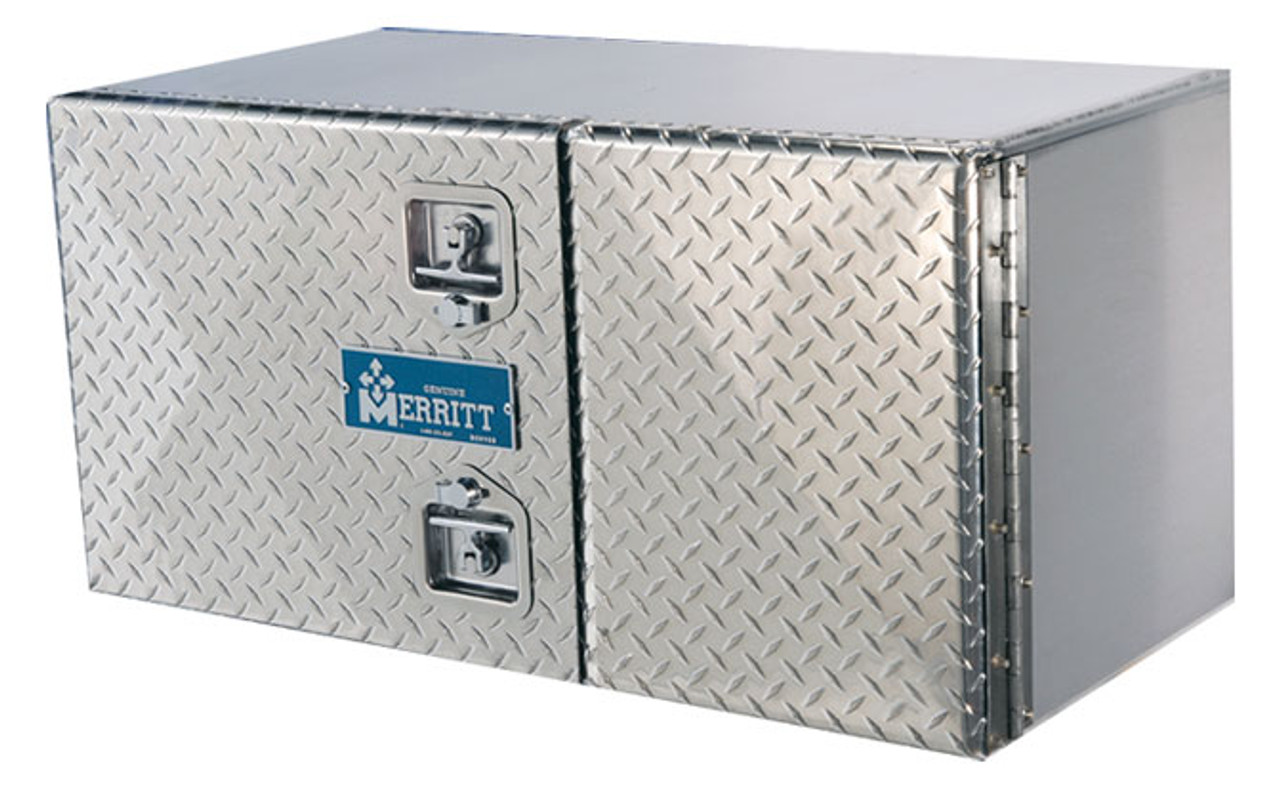 Double Door Aluminum Tool Boxes | Smooth or Diamond Plate Doors