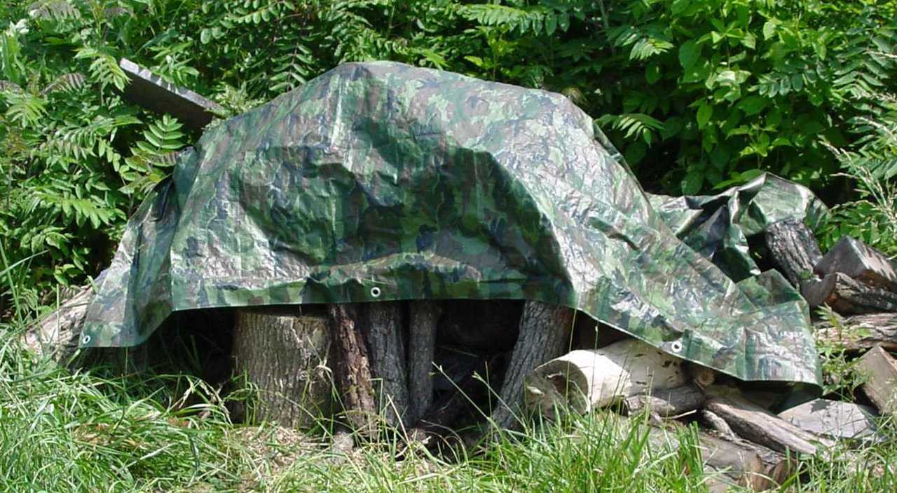 All Season Multi-Purpose Camouflage Poly Tarp