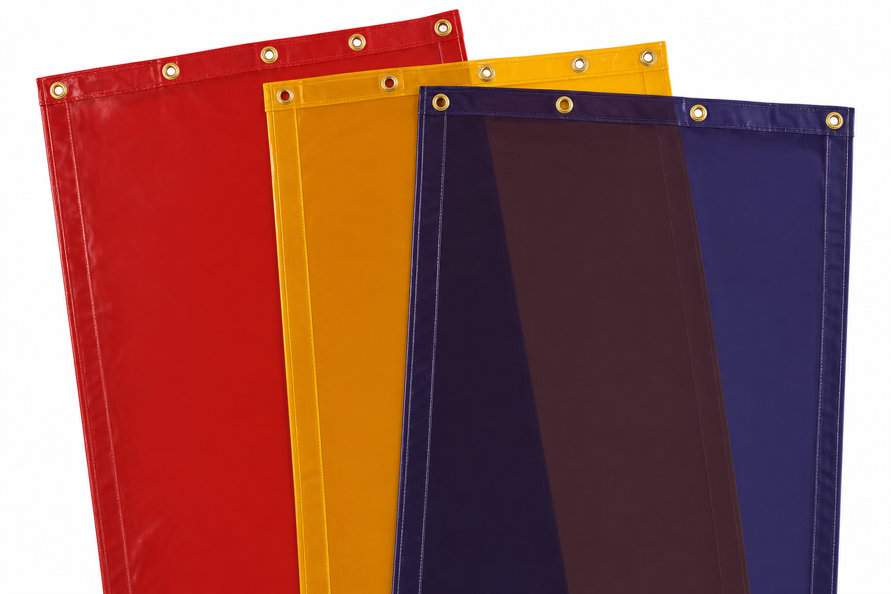 Insta-Curtains; Weld-View, Vinyl Laminate, Welding Curtains