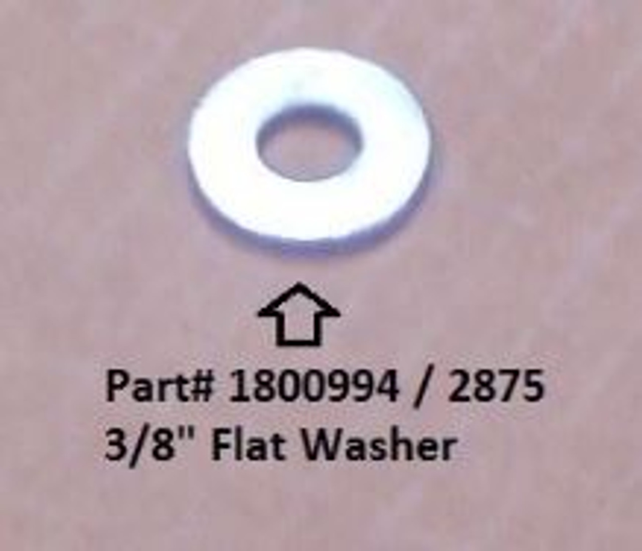 Flat Washer - 3/8" (20-2875/1800994)