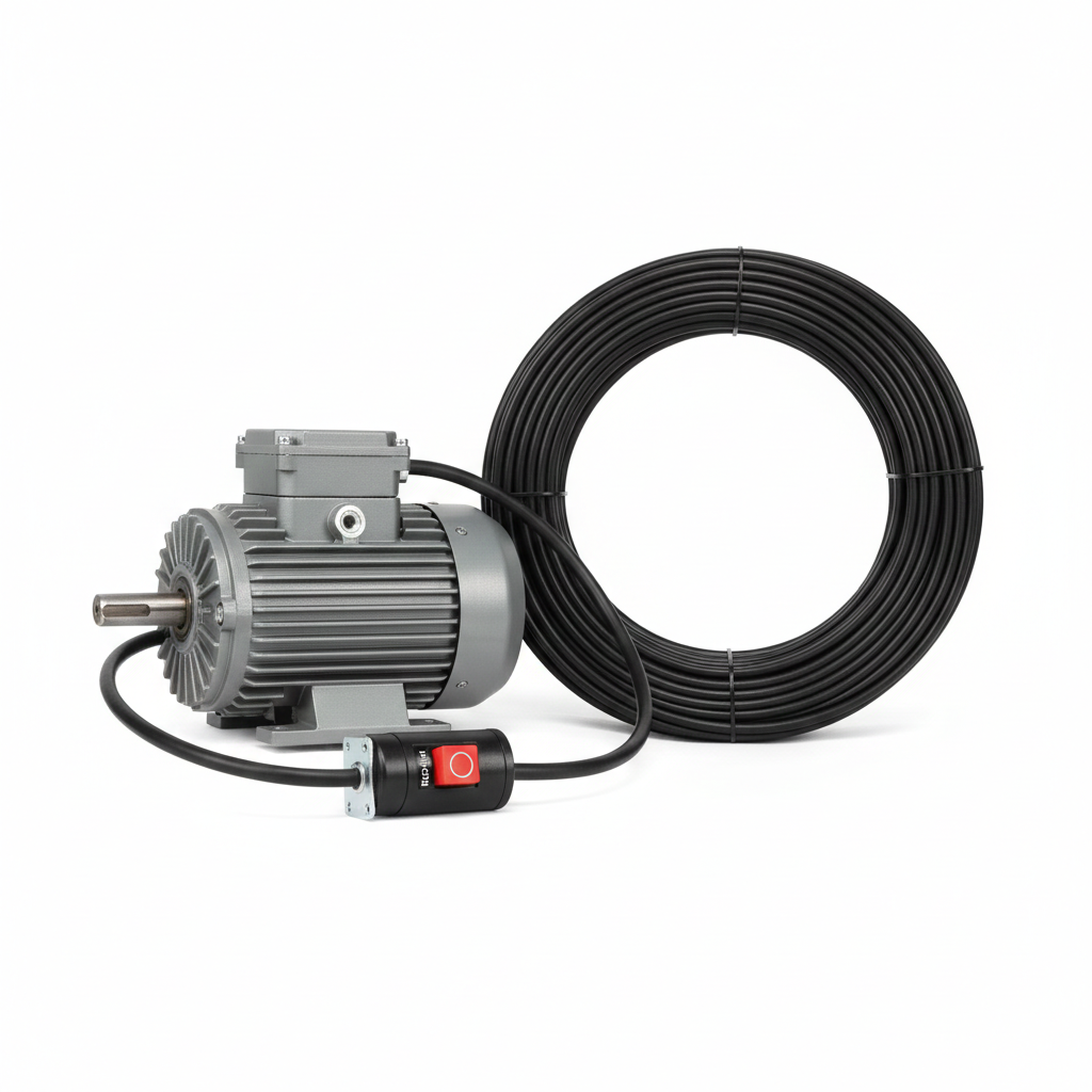 Electric Conversion Kit: Trombetta switch Kit, 60:1 Motor, 50' 6 gauge wire