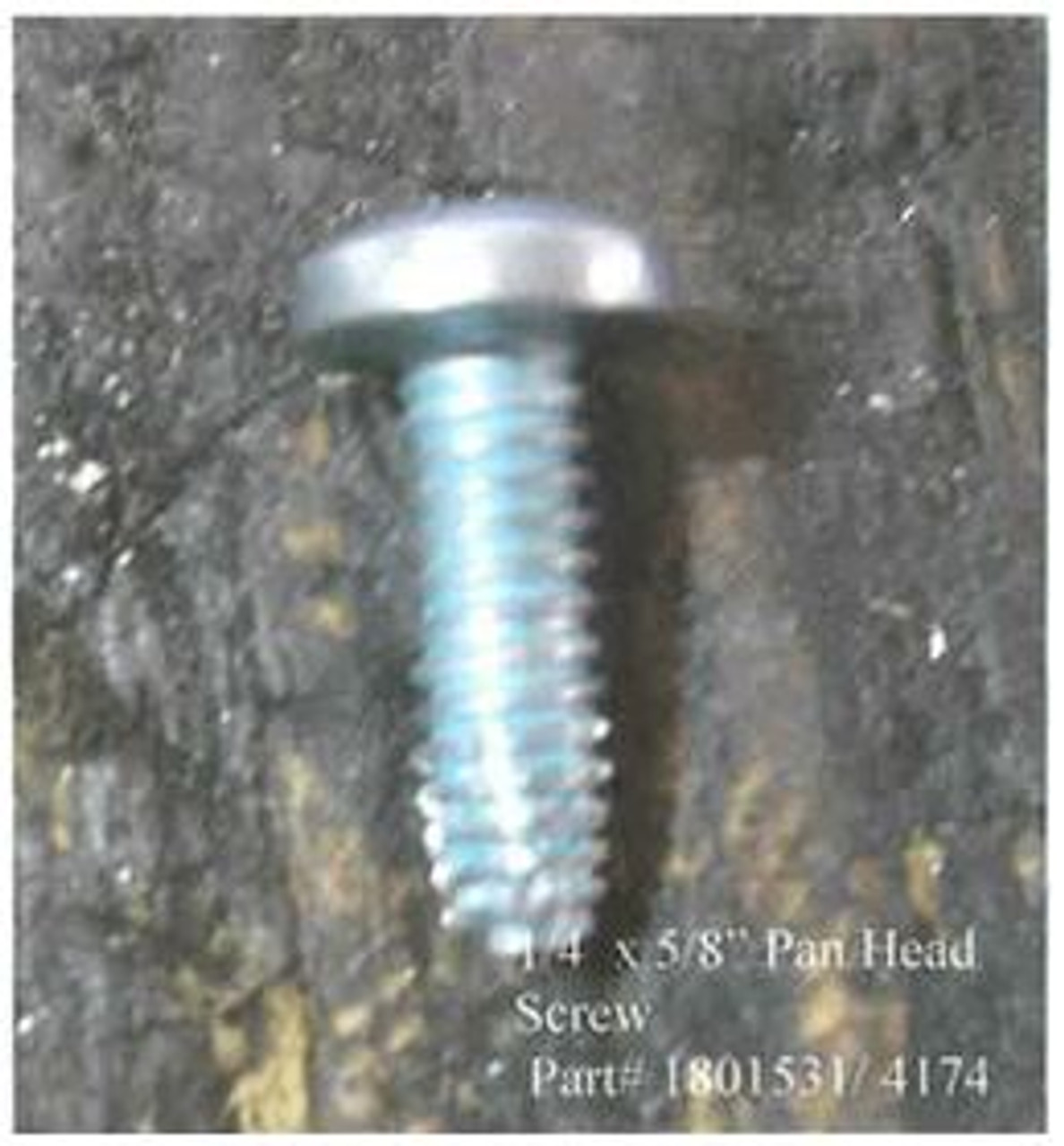 Pan Head Cap Screw - 1/4" x 5/8" (20-4174/1801531)