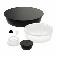 black and white plastic inserts for power pack