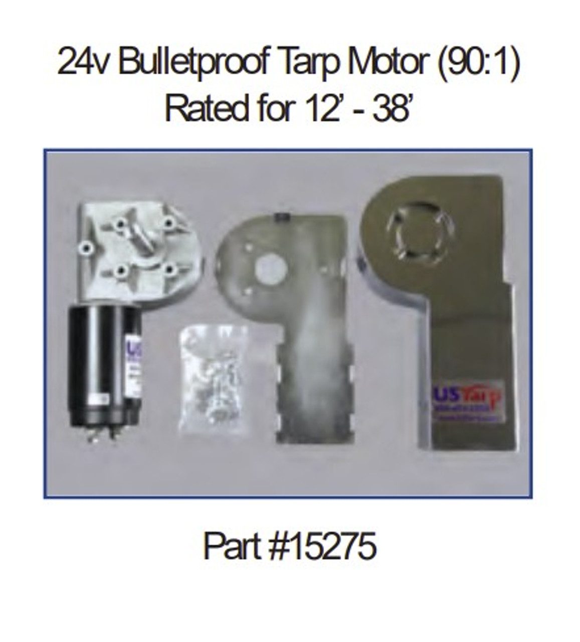 Bulletproof Motor, 24V, 90:1 (20-15275)