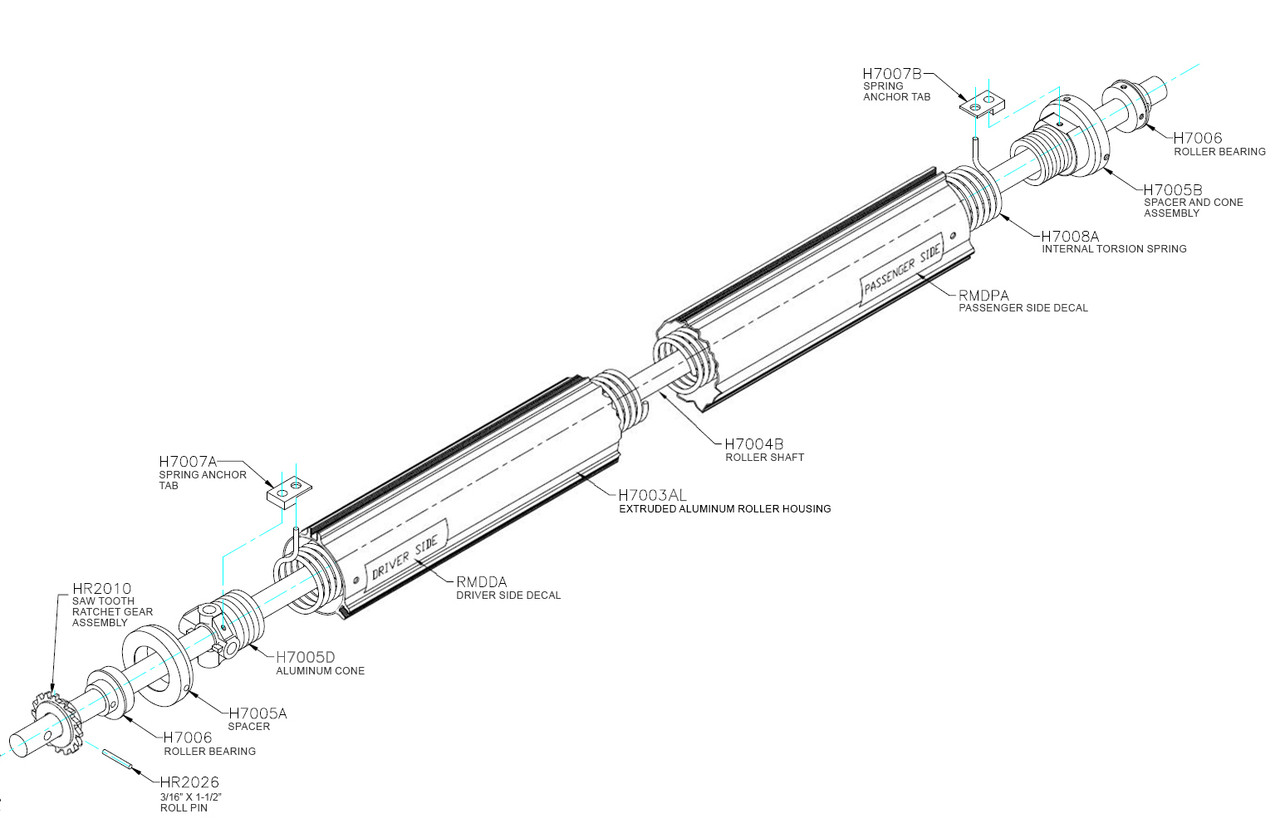 Everlast Roller Assy, Rollma (H7002C)