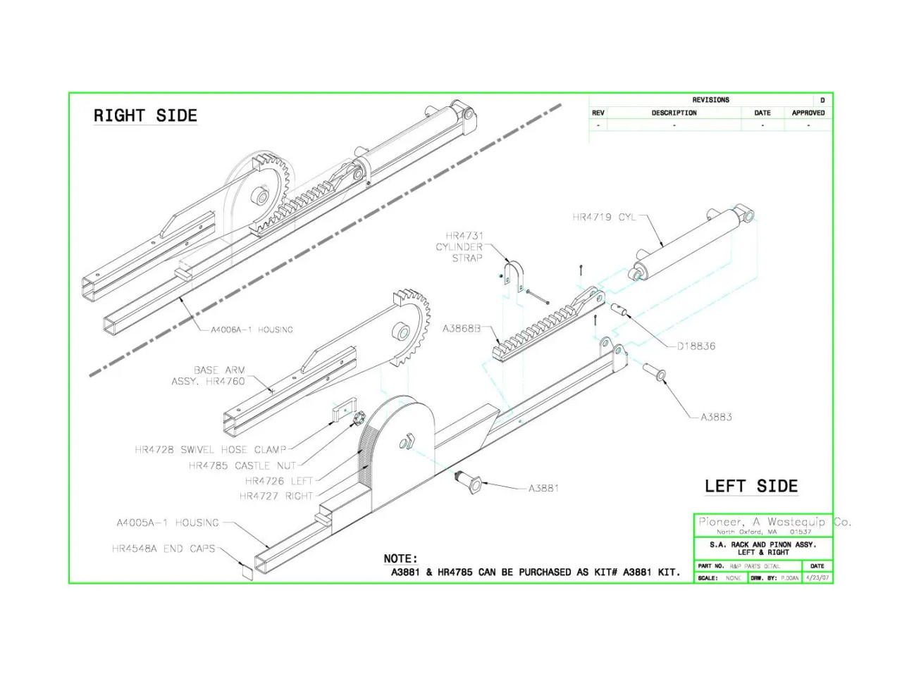R&P - L.S. Mtg Brkt Assy