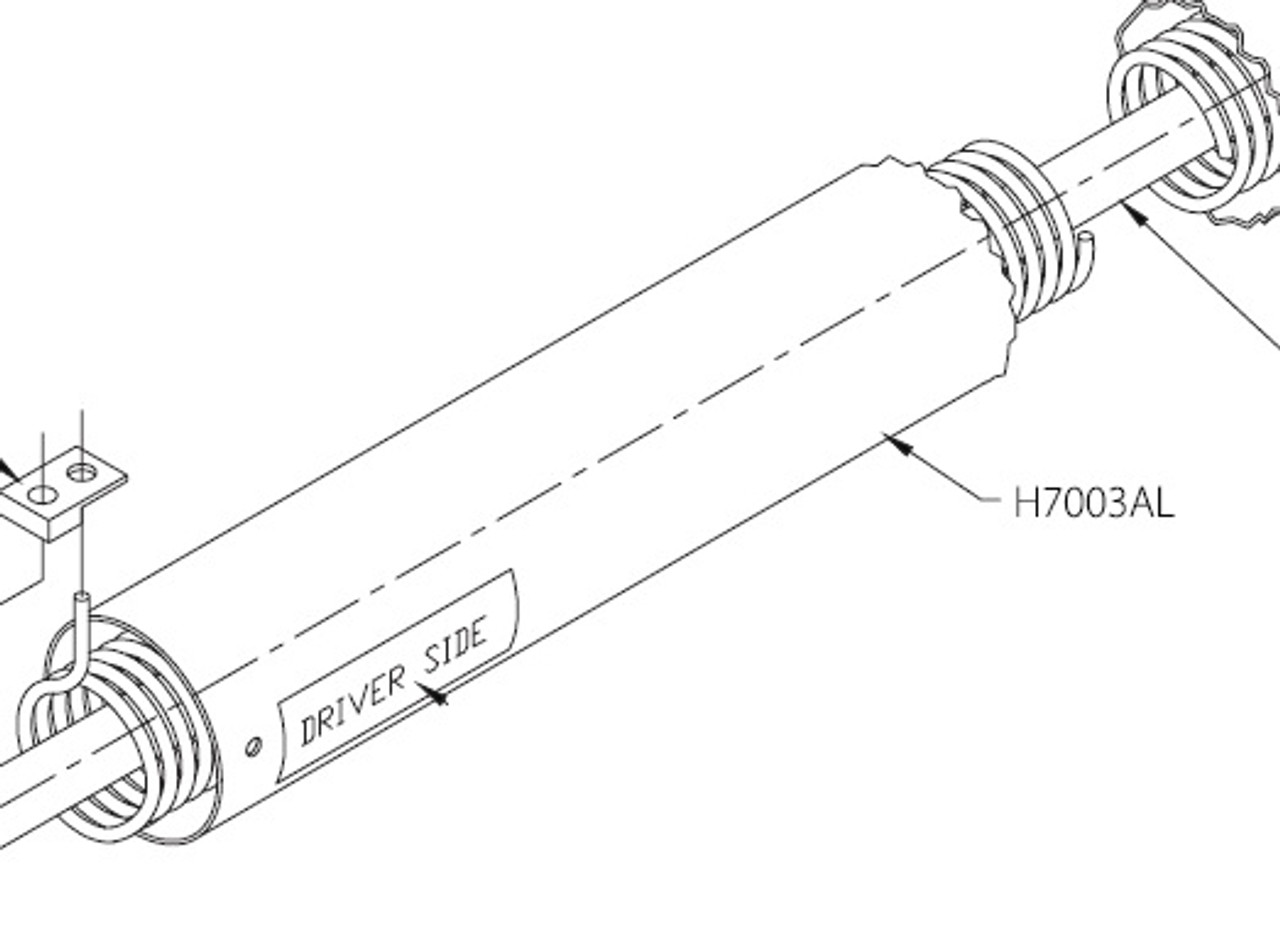 Alum Roller Tube H7002C Roller