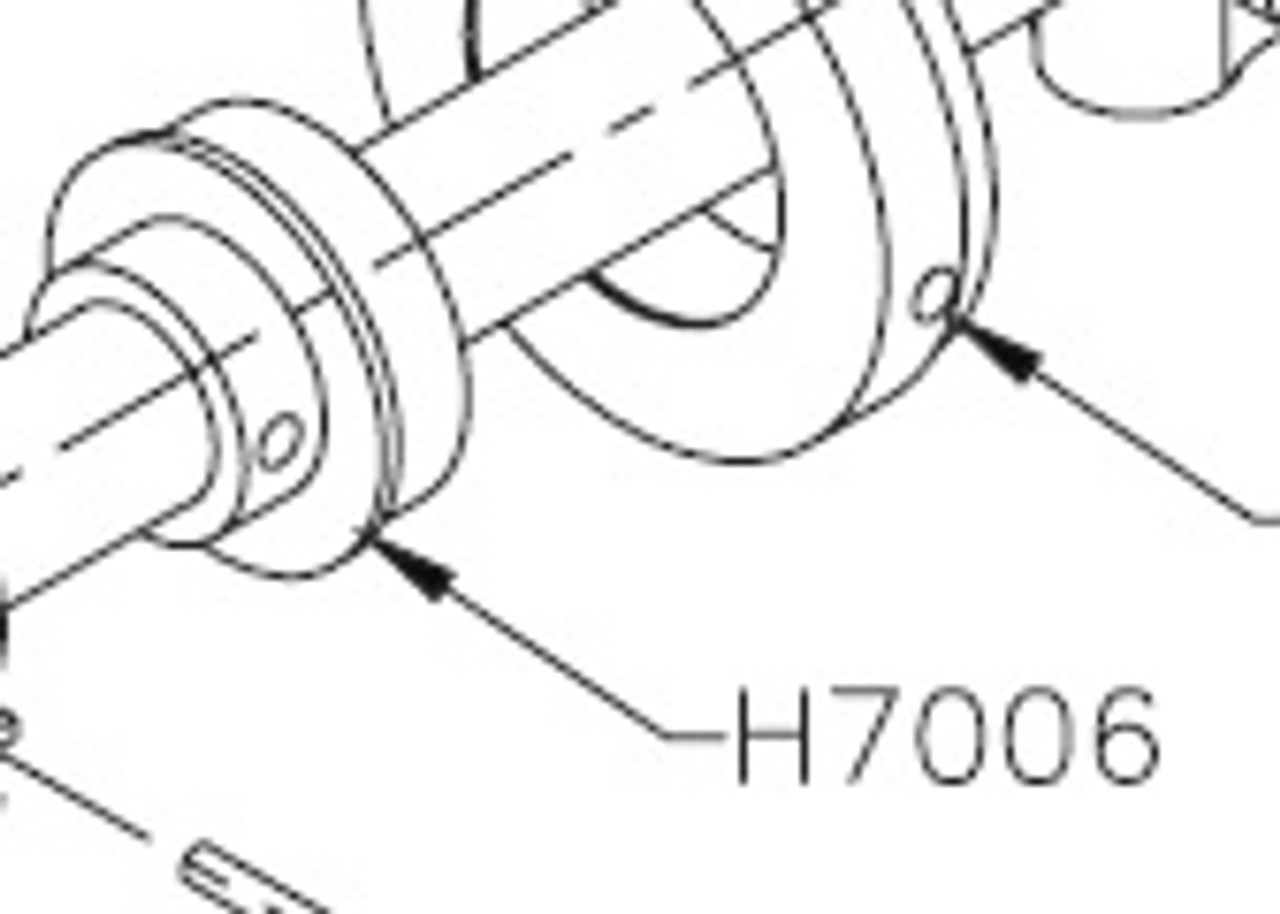 Flange Roller Bearing 1" ID