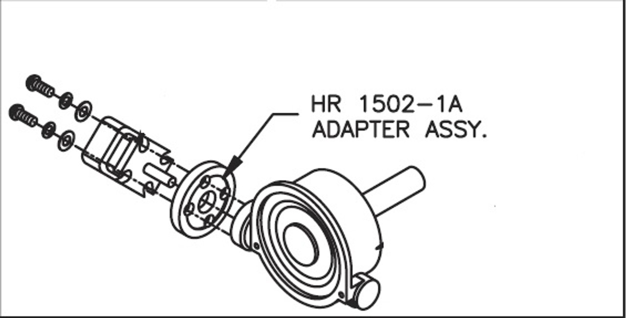 Adapter Motor, Gearbox (Right