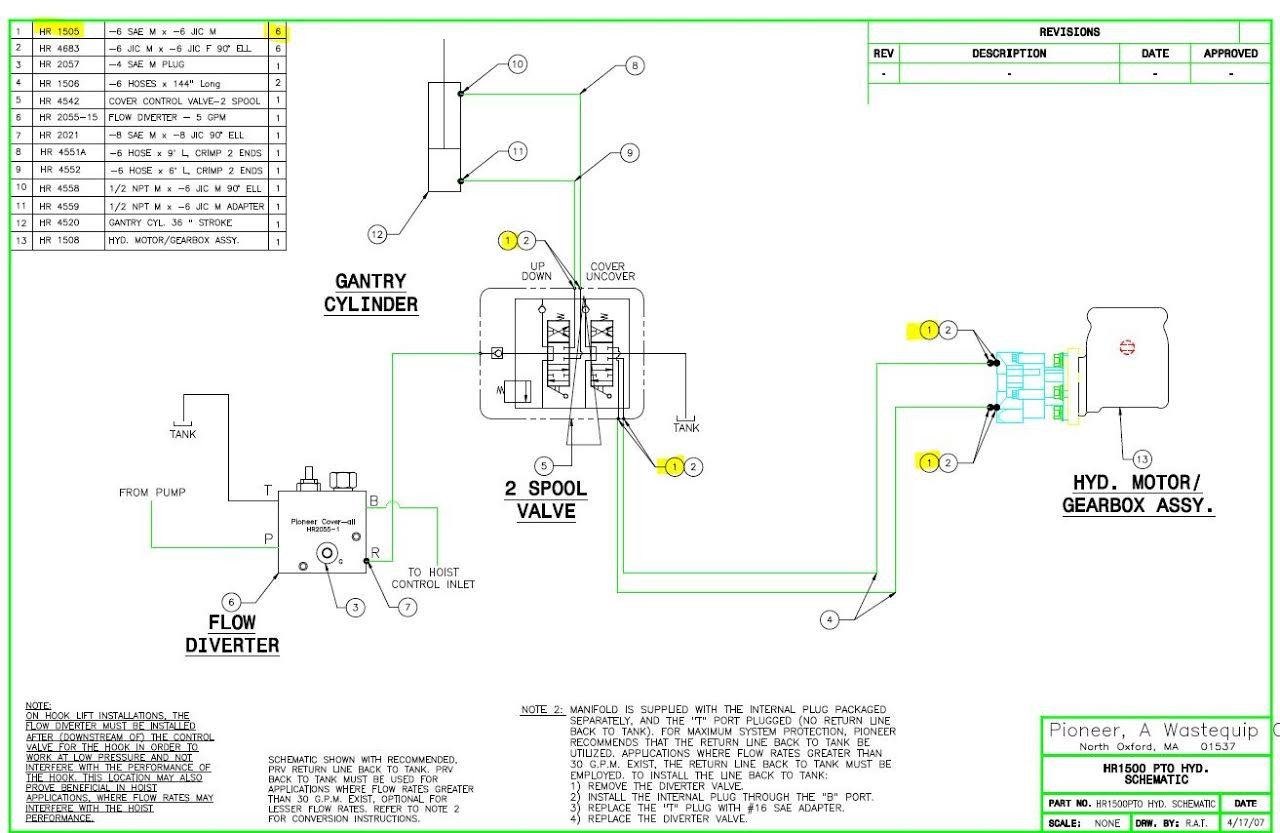 Adapter, -8 SAE M x -6 JIC M