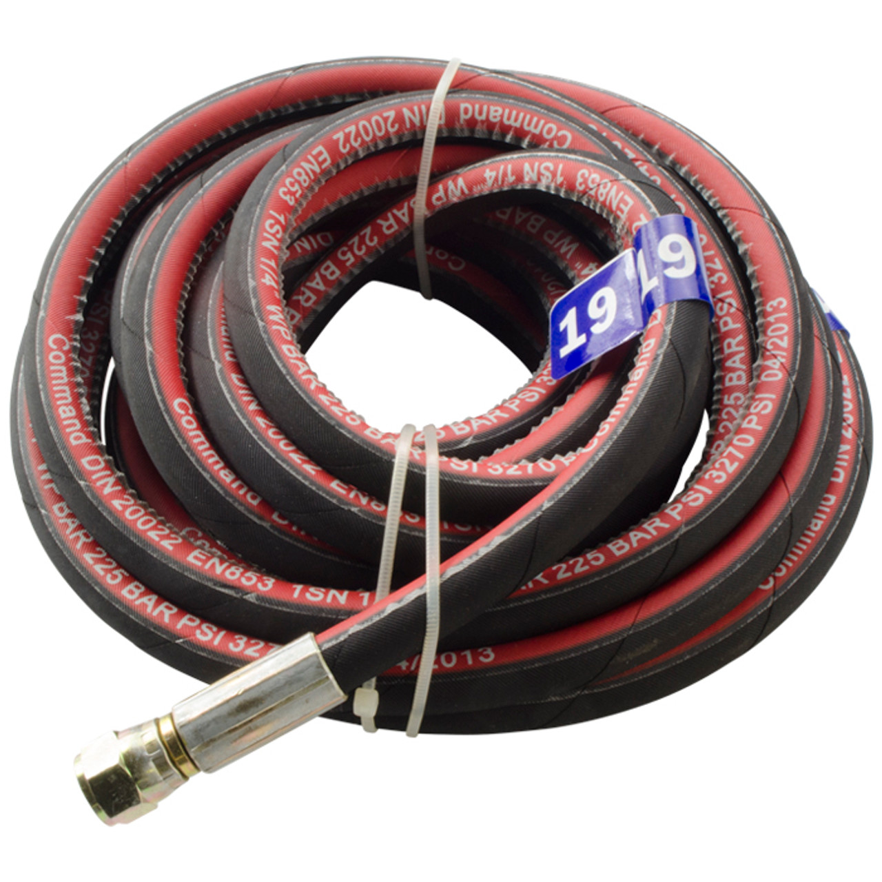 Hydraulic Hose, -4 x 19ft x -0