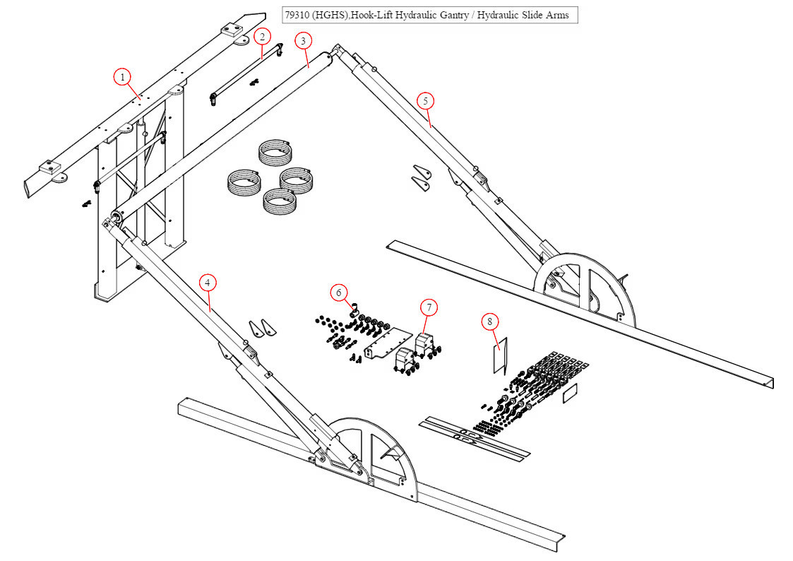 ALC310, Single Axle Hydraulic Gantry & Hydraulic Slide Arms