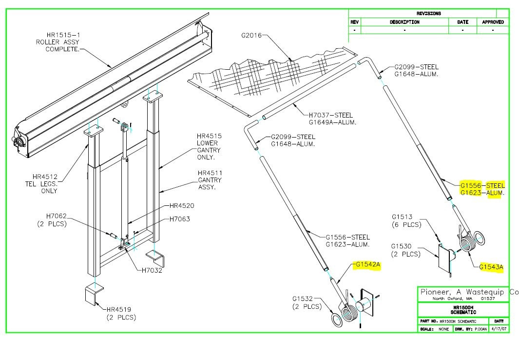Upper Arm, 16-19 - 9-1/2ft Dlx