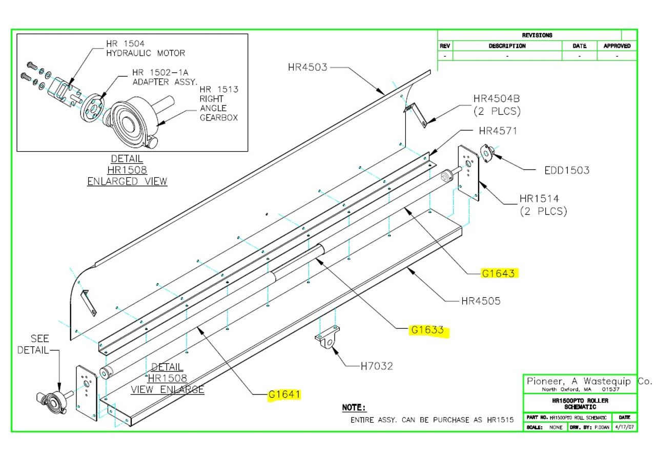 Center Section Aluminum Roll