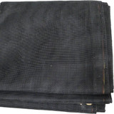 Standard 11 feet x 11 feet Black Mesh Tarp (7 feet x 36 feet)