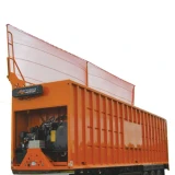 Sidewinder replacemnt tarp -Orange Knitted Polyester 9 feet x 55 feet