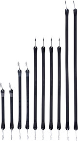 41 inches Rubber Bungee Straps.