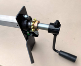 Steel, manual GL crank (P-1500A), system complete, with adjustable tarp axel