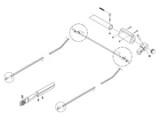 Complete System for up to 20 feet body with head assembly (part#P-1600HR6) and Underbody Arm set (part# T4T-HD20armB-Underbody) below.