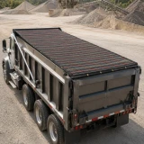 7' X 18' F/S Multi-Color Mesh Dump Truck Tarp