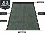 8’ x 28’ Mega Mesh™ (Replacement Tarp), Donovan OX / K-PAC & Quick Flip