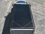 9' X 18' F/S 18 oz. Black Vinyl Dump Truck Tarp, with side flaps and shock cord