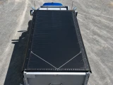 9'6" X 18' F/S 18 oz. Black Vinyl Dump Truck Tarp, with side flaps and shock cord