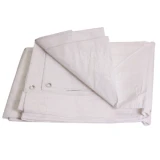 All-Season White Flame Resistant Multi-Purpose Poly Tarp, Sold by the Case