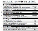 Flash Pivot Arm System - Standard Features and Options