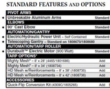 Quick-Flip Waste Tarp Systems, Standard Features and Options