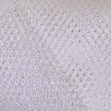White Polyester # 8600 1/2" Mesh Tarp | Refuse Transfer Trailer