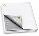 Heavy Duty Reinforced Polyethylene Tarps, 6.3 oz., 12 mil thick - TTS-12000-Color-Size