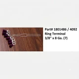 Ring Terminal - 1/4" x 8 Gauge