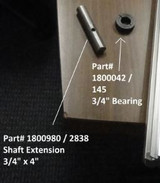 Shaft Extension-3/4"x4" (20-2838/1800980)