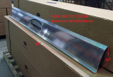 Aluminum Wind Deflector - 1 Piece, 10" wide x 98" long (20-1216K/1801919)